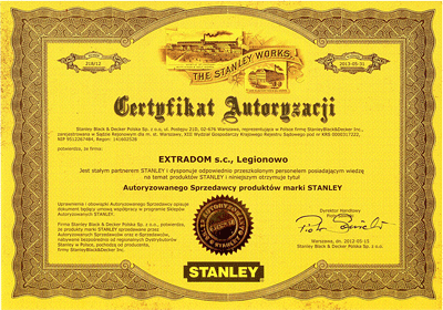 Stanley autotyzowany dealer